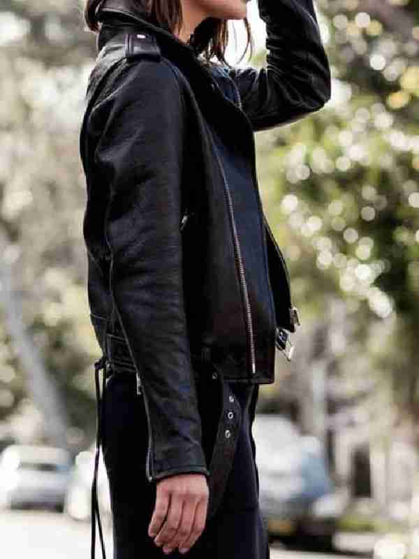 The Menu 2022 Anya Taylor-Joy Leather Jacket - Image 4