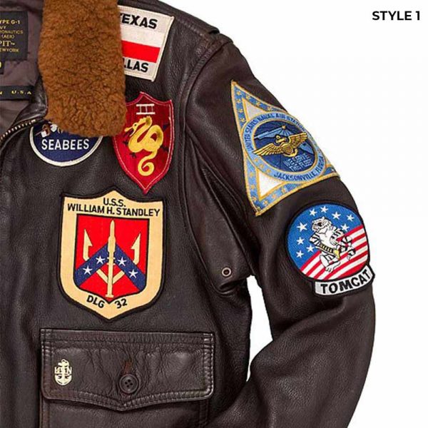 Tom Cruise Top Gun Leather Jacket - Image 3