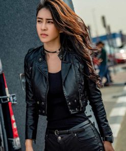 Vanguard Miya Muqi Black Leather Jacket