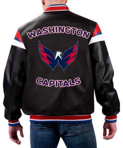 NBA Washington Wizards Leather Jacket For Men and Women
