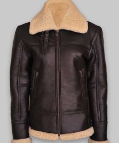 Women B3 Aviator Bomber Shearling Jacket