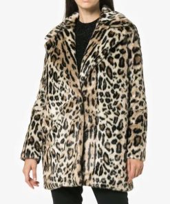 Younger S06 Lauren Heller Cheetah Print Coat