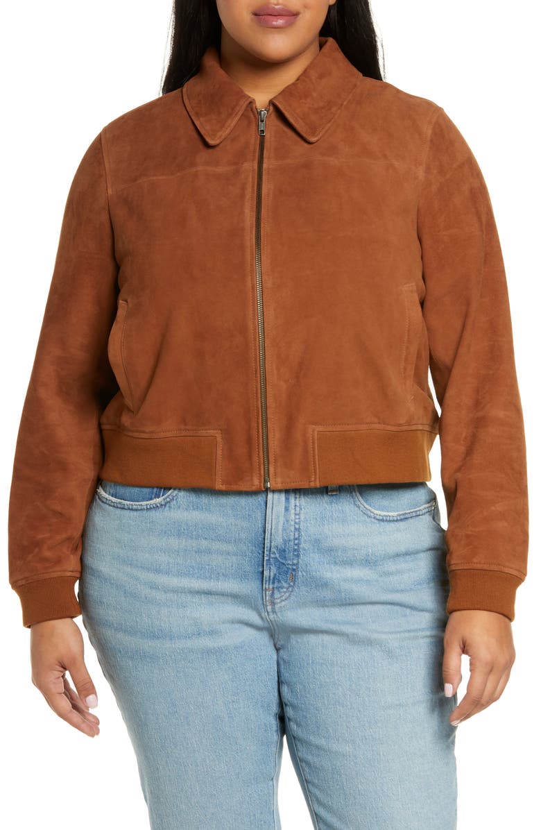 Suede Bomber Jacket - Image 4