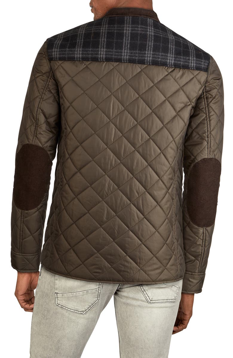 Mixed Media Quilted Jacket - Image 2