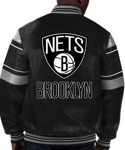 NBA Brooklyn Nets Leather Jacket For Men and Women