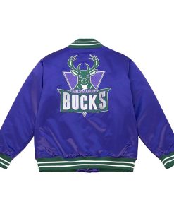 NBA Milwaukee Bucks Satin Jacket by TJS