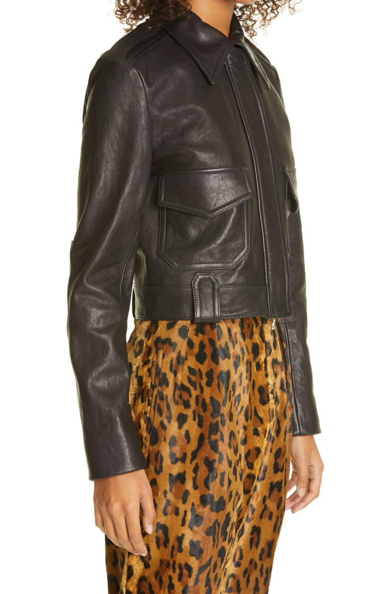 The Cordelia Lambskin Leather Jacket - Image 6