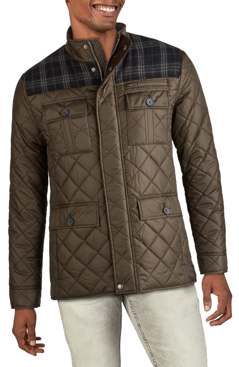 Mixed Media Quilted Jacket