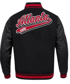 NBA ATLANTA HAWKS SCRIPT TAIL MEN'S RIB WOOL VARSITY