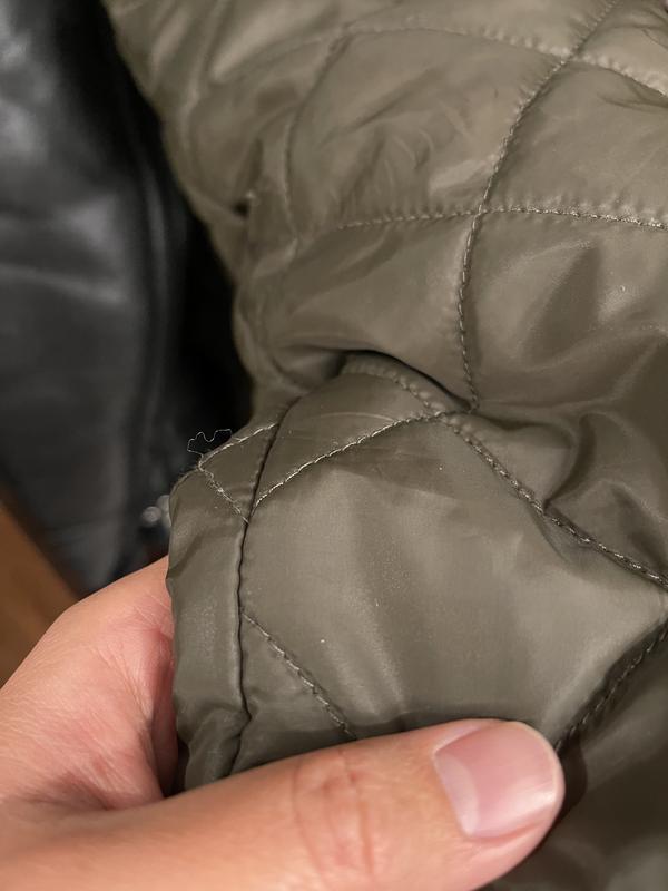 Mixed Media Quilted Jacket - Image 3