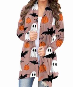 Halloween Beige Long Coat