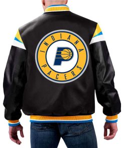 NBA Indiana Pacers Leather Jacket For Men and Women