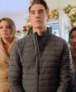 Lights Camera Christmas Gray Jacket