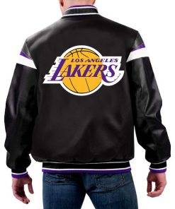 NBA Los Angeles Lakers Leather Jacket For Men and Women