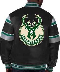 NBA Milwaukee Bucks Leather Jacket For Men and Women