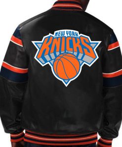 NBA New York Knicks Leather Jacket For Men and Women