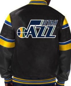 NBA Utah Jazz Leather Jacket For Men and Women