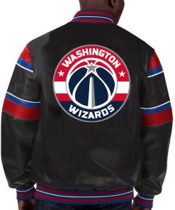 NBA Washington Wizards Leather Jacket For Men and Women
